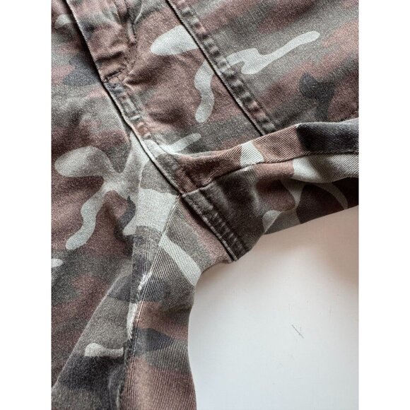 VELVET BY GRAHAM & SPENCER Ottie Camo Cotton Stretch Twill Utility Pants, Size 2 - Picture 7 of 16